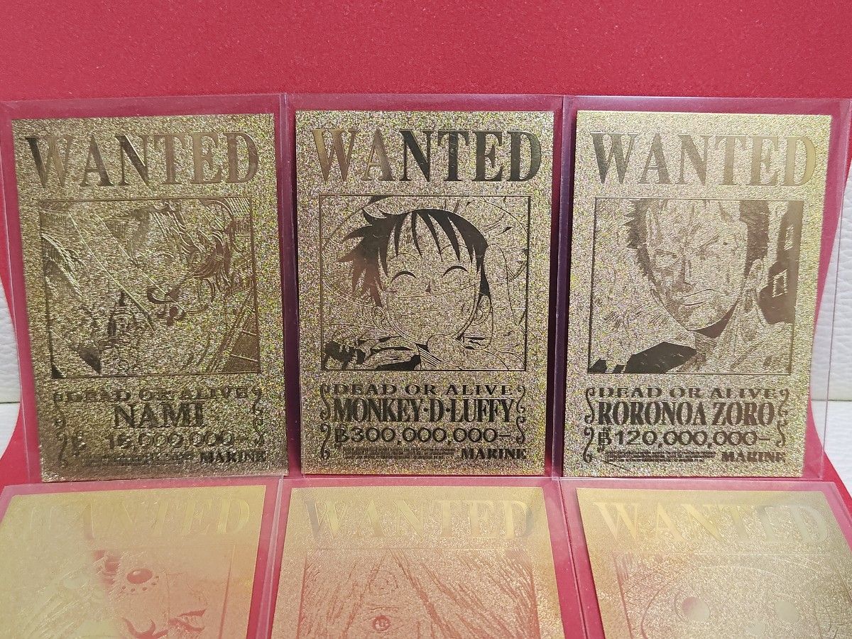 ONE PIECE　ワンピース　麦わらの一味　カード　金属製　メタルカード　非売品　希少　入手困難