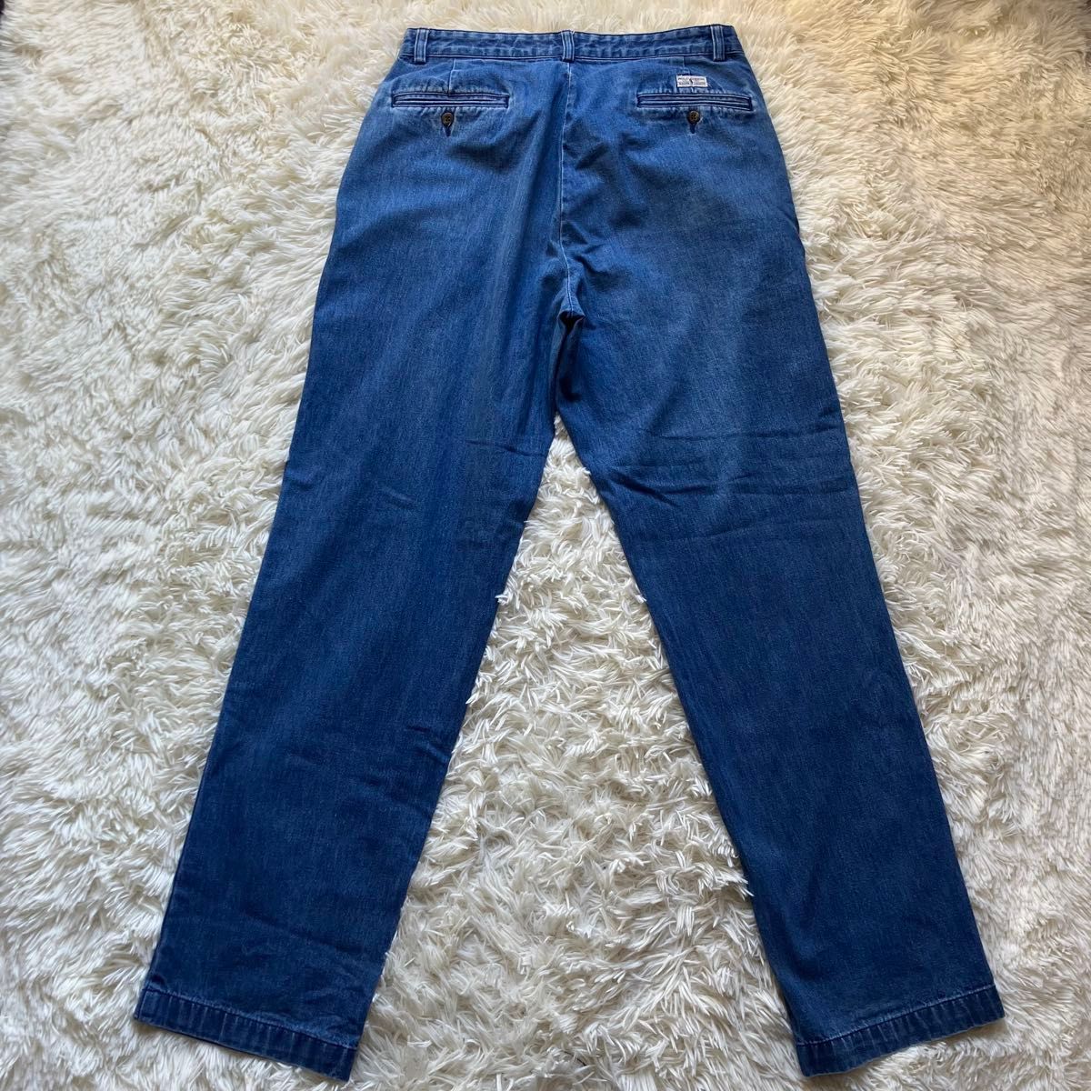 90s Polo Ralph Lauren デニムパンツ ワイド ラルフローレン  ジーンズ　denim pants 