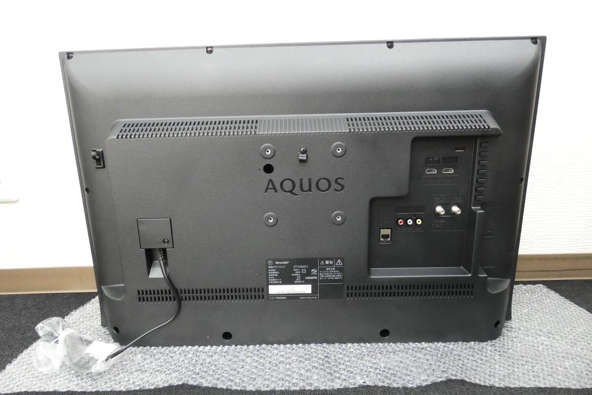 28554 ★ SHARP シャープ AQUOS アクオス 32V型 液晶テレビ 2T-C32AC1 2020年製 通電確認済み ★ 長期保管品の画像10