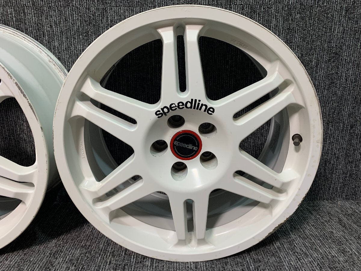 【10248】■SPEEDLINE■17インチ アルミホイール 4本セット 8J+35 PCD100の画像5