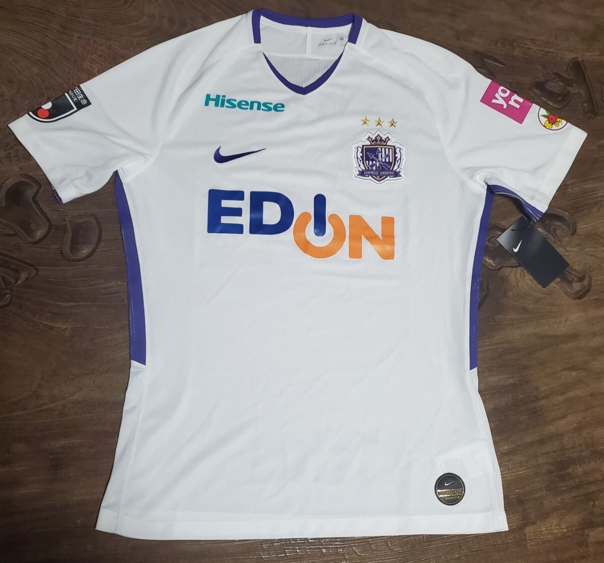 [値下げ交渉] 2020年 サンフレッチェ広島 NIKE 3rd / サード 選手用 未使用 紙タグ付き 検) SANFRECCE HIROSHIMA PLAYER SHIRT W/TAGS 青山_画像2