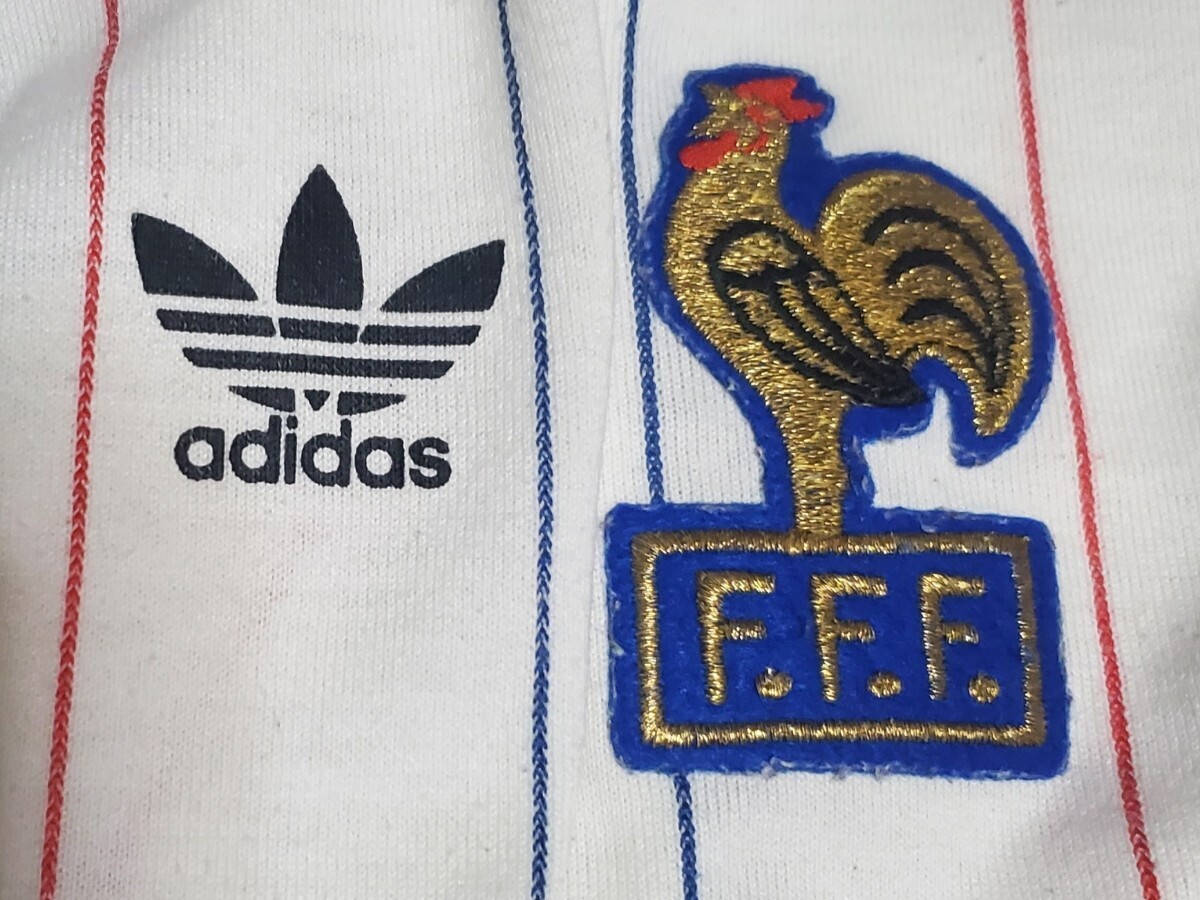 値下げ交渉 1982-83年 フランス代表 adidas アウェイ 長袖 検)FRANCE AWAY L/S WC WORLD CUP SPAIN 82 PLATINI ワールドカップ プラティニ_画像2