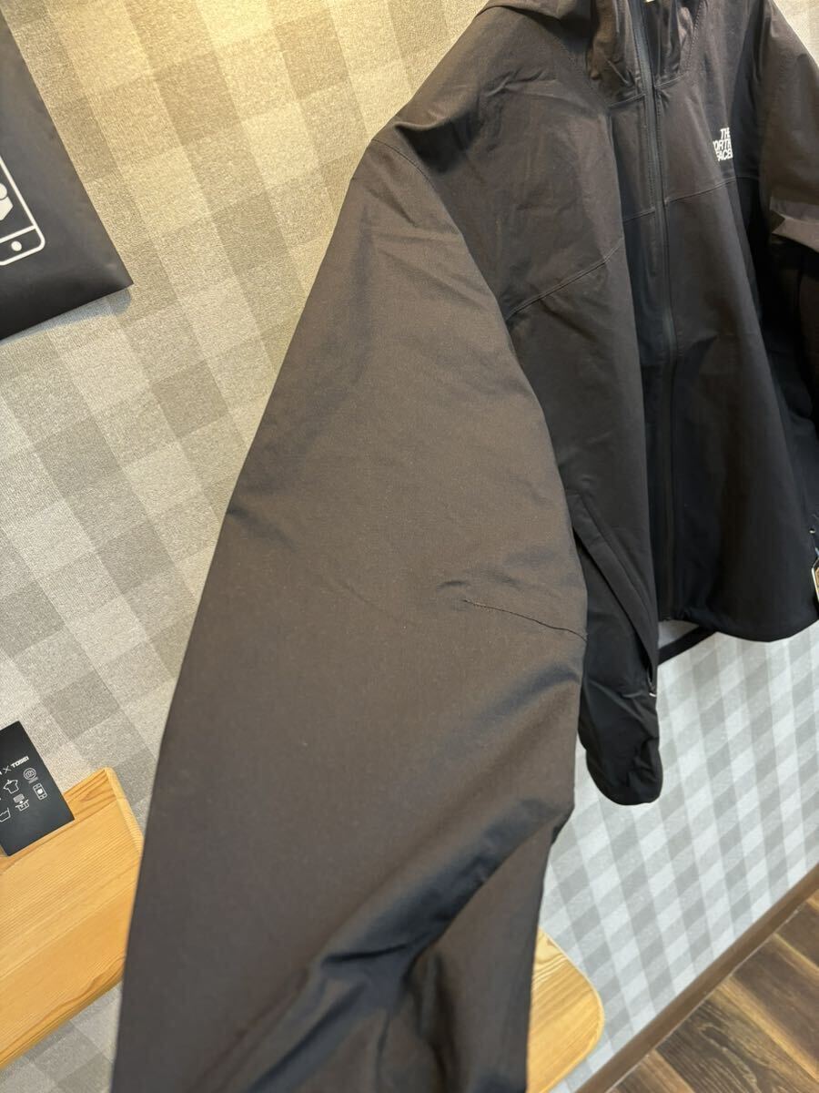 新品 THE NORTH FACE ベンチャージャケット XLマウンテンパーカー ジャケット 黒 ブラック 防水 撥水  防風 軽量 ノースフェイス の画像5