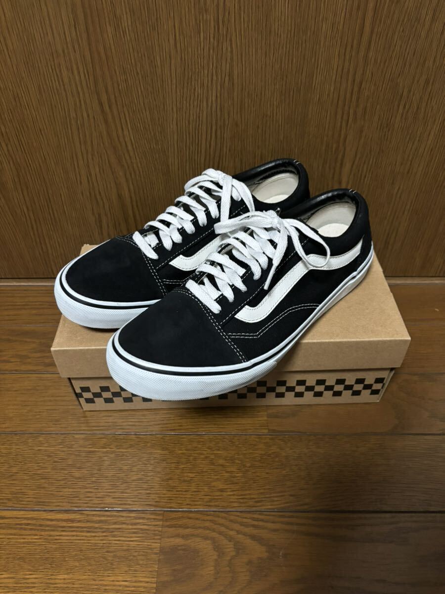 極美品　Vans old skool DX 28.5cm 10.5h ブラック オールドスクール　黒　バンズ スニーカー ヴァンズ ファッション　メンズ　靴　通学_画像1