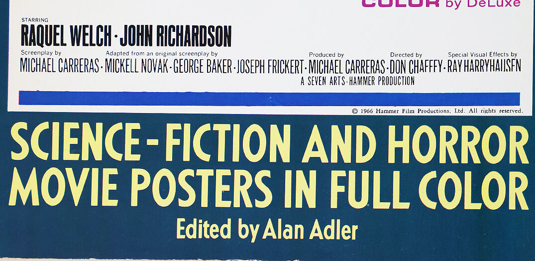 映画ポスターブック、「S,F&HORROR MOVIE POSTER」26.3x36.3cm サイズ、48頁、1977年USA,Edited by Alan Adlera、レア本、_画像9