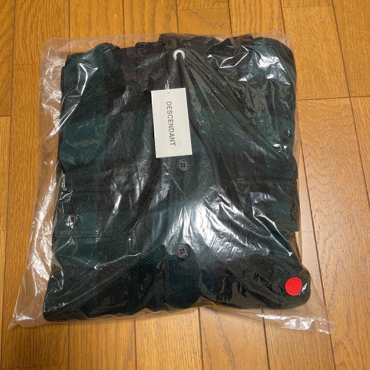 19SS DESCENDANT SPICOLI/HOODED LS SHIRT 長袖 シャツ サイズ1 GREEN ディセンダントの画像7