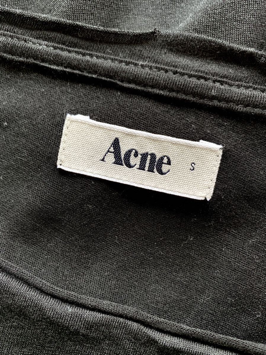 Acne Studiosルーズカットソー テンセル 黒_画像5