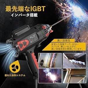 GZ GUOZHI 溶接機 100v アーク溶接機 130A ハンドヘルド溶接機 インバーター直流 家庭用 溶接機 日本語説明書付_画像3