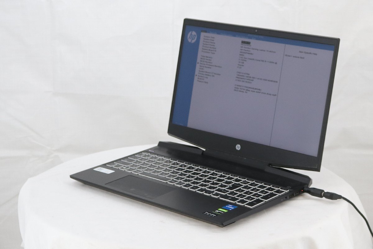 hp 15-dk2003TX Pavilion Gaming Core i5 11300H 3.10GHz 16GB ■現状品の画像1