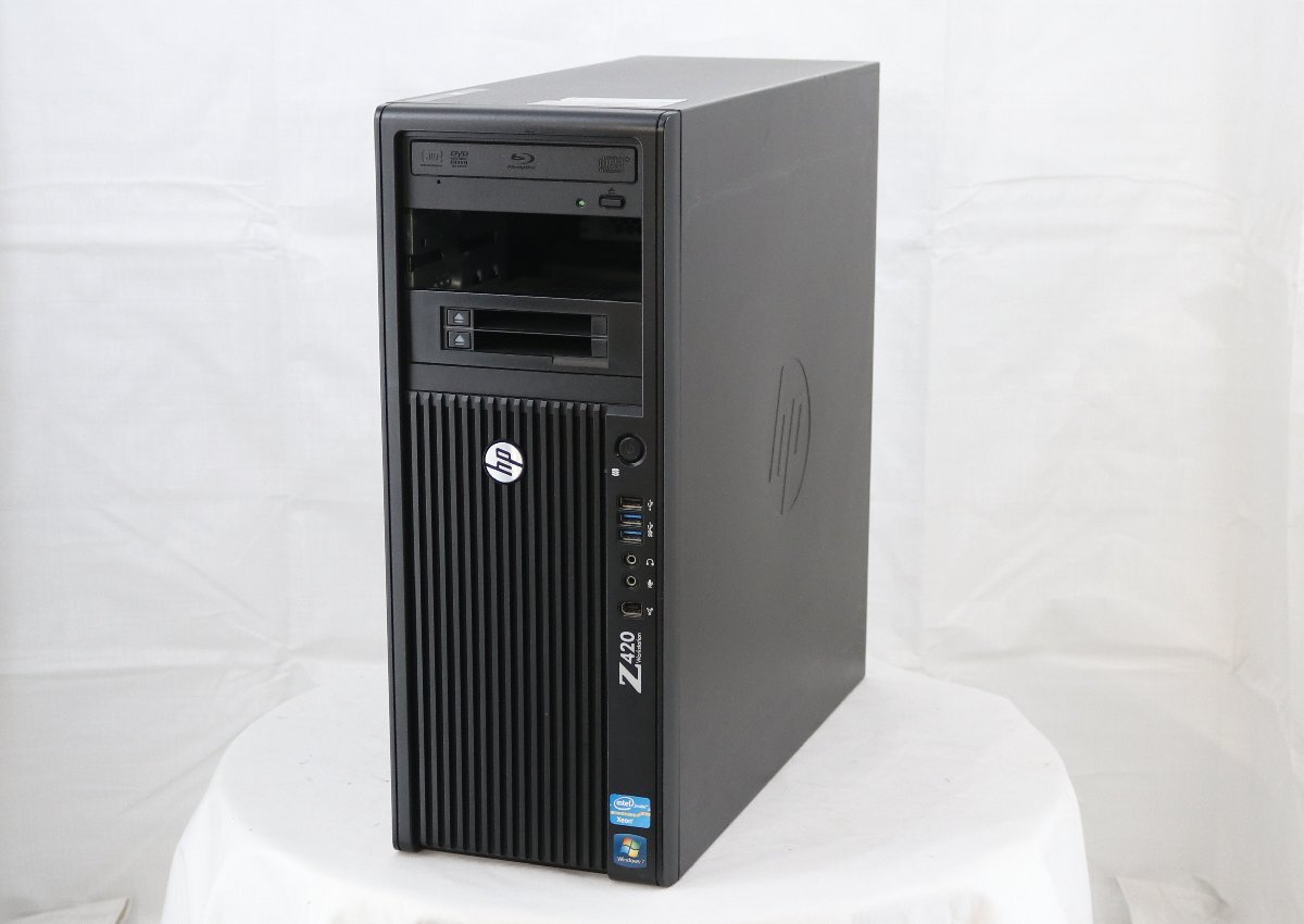 hp Z420 Workstation - Xeon E5-1660 3.30GHz 48GB■現状品【TB】の画像1