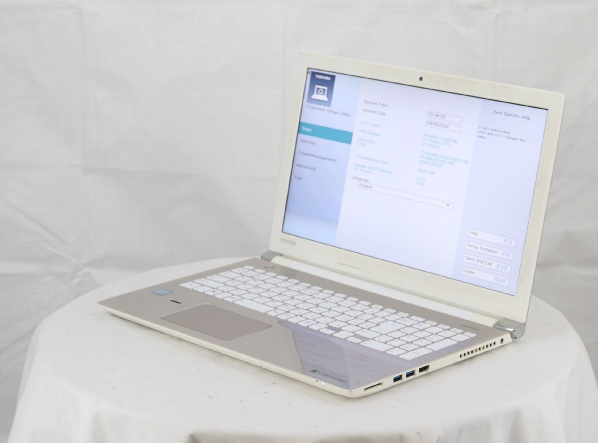 TOSHIBA PT75CGS-BJA3 dynabook T75/CGS　Core i7 7500U 2.70GHz 8GB 1000GB■1週間保証
