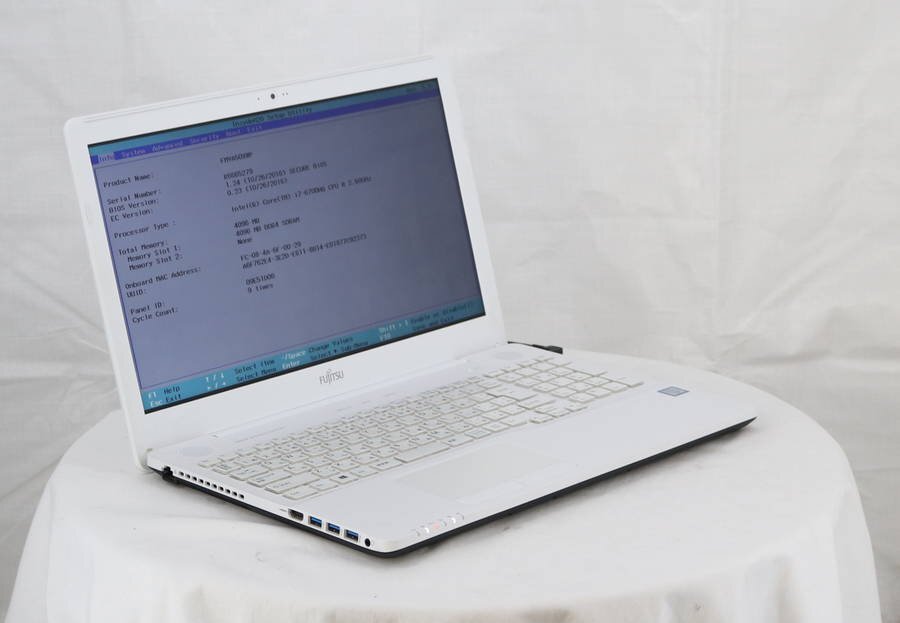 FUJITSU FMVA50XWP LIFEBOOK AH50/X Core i7 6700HQ 2.60GHz 4GB 500GB■1週間保証の画像2