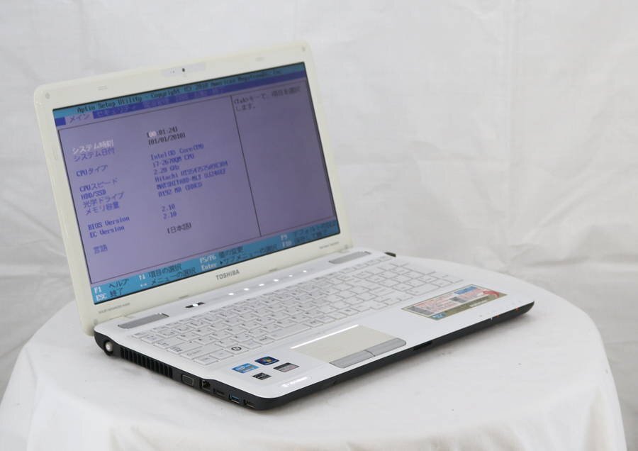 TOSHIBA PT551T6DBFW Qosmio T551/T6DW Core i7 2670QM 2.20GHz 8GB 750GB■現状品の画像2