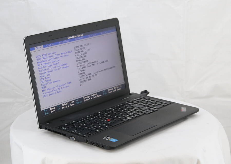 lenovo 20C6-CTO1WW ThinkPad E540　Core i5 4200M 2.50GHz 4GB ■現状品_画像2
