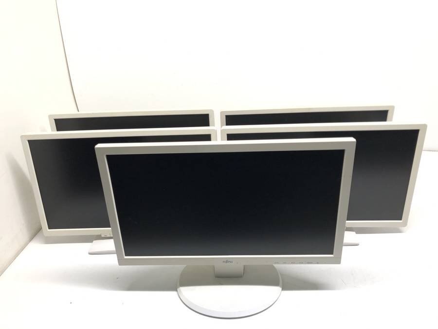 【引取限定】FUJITSU VL-200SSWR/VL-E20T-7 モニター5台セット まとめ売り■現状品_画像2