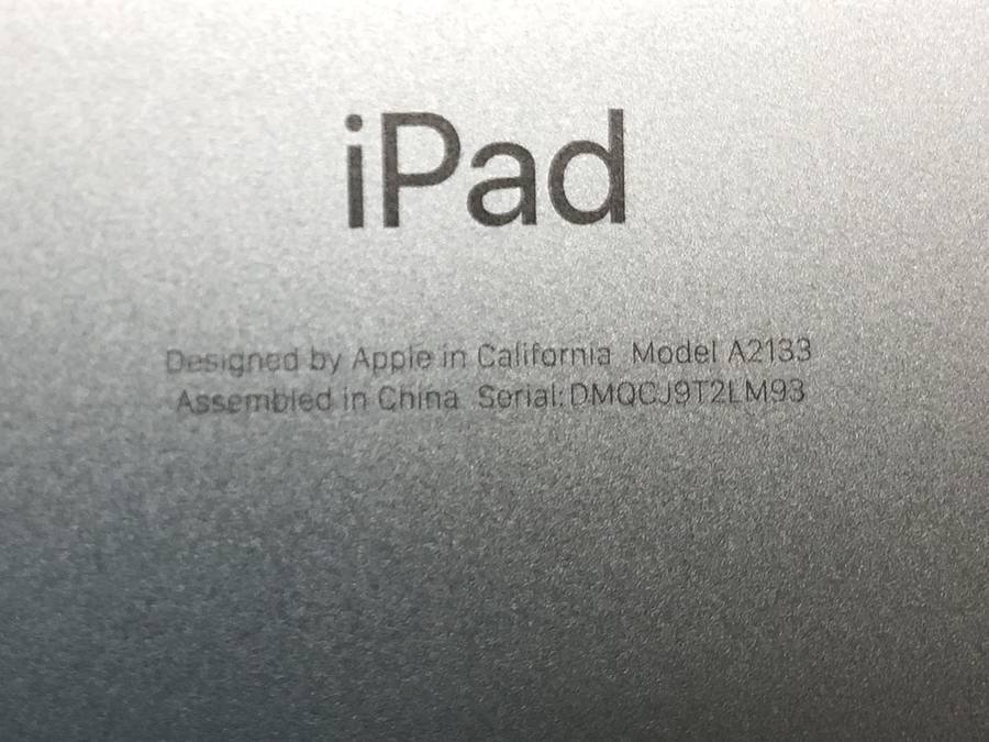 Apple A2133 iPad mini5 アクティベーションロック Wi-Fiモデル■ジャンク品の画像3