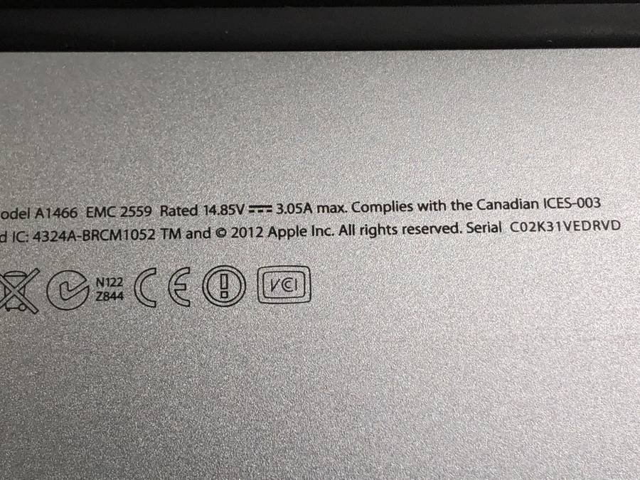 Apple MacBook Air A1466■現状品の画像4