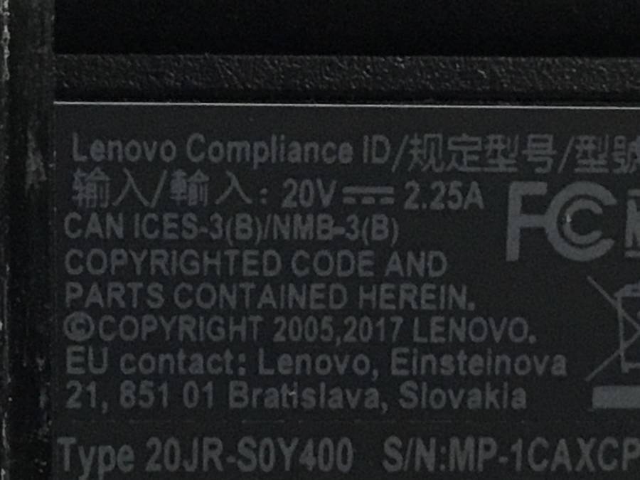 lenovo 20JR-S0Y400 ThinkPad L570 Core i5 6200U 2.30GHz 8GB 500GB■現状品の画像4