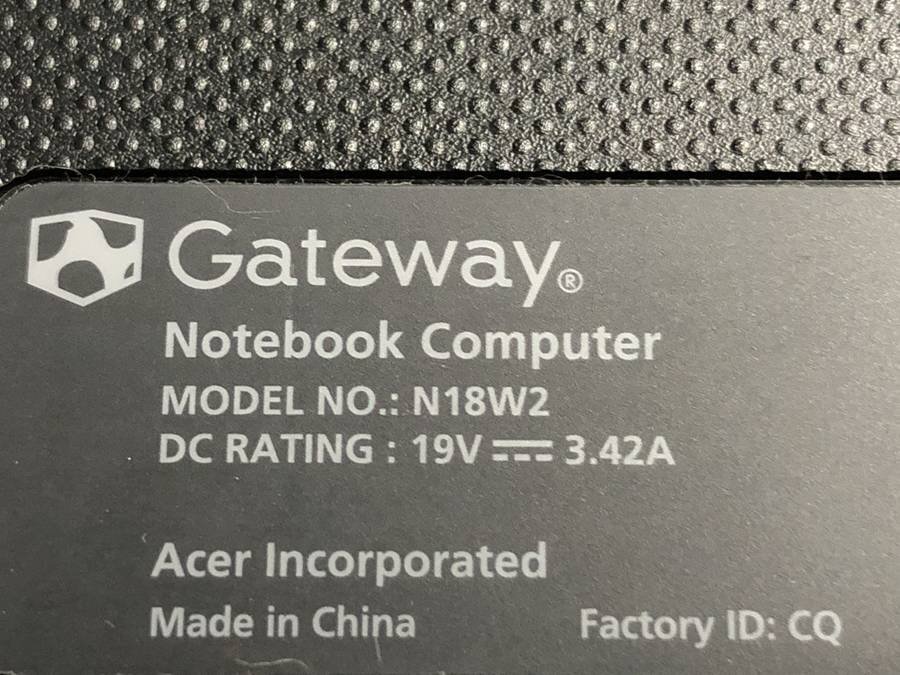 Gateway NE575-H58G - Core i5 8265U 1.60GHz 8GB 1000GB■1週間保証の画像4