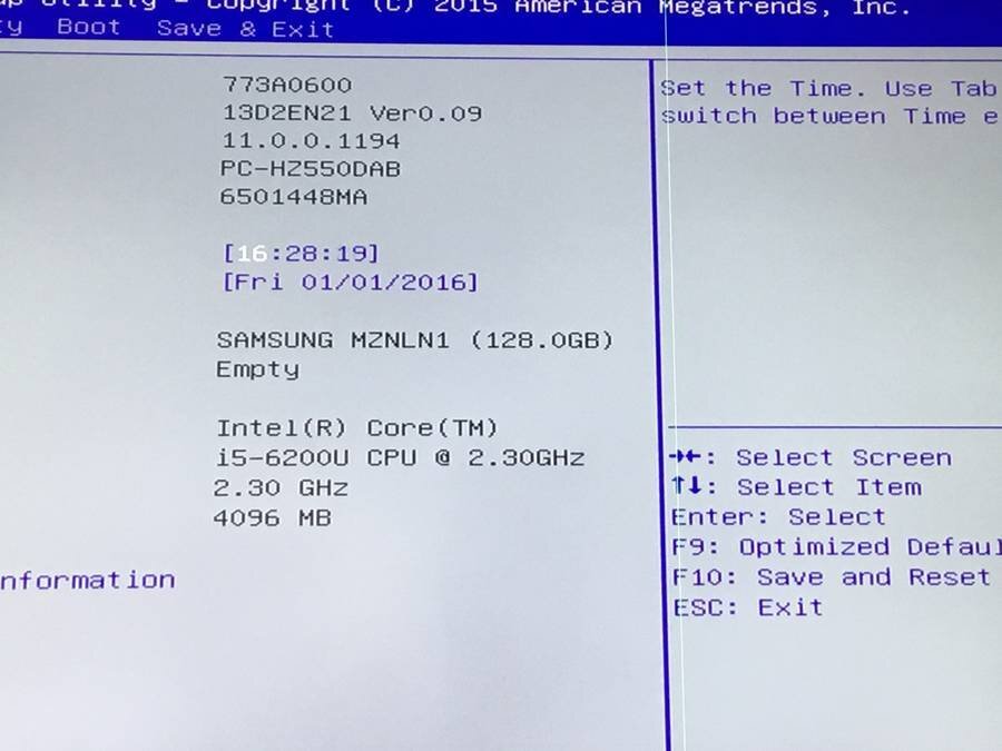 NEC PC-HZ550DAB LAVIE HZ550/D　Core i5 6200U 2.30GHz 4GB 128GB(SSD)■現状品_画像10