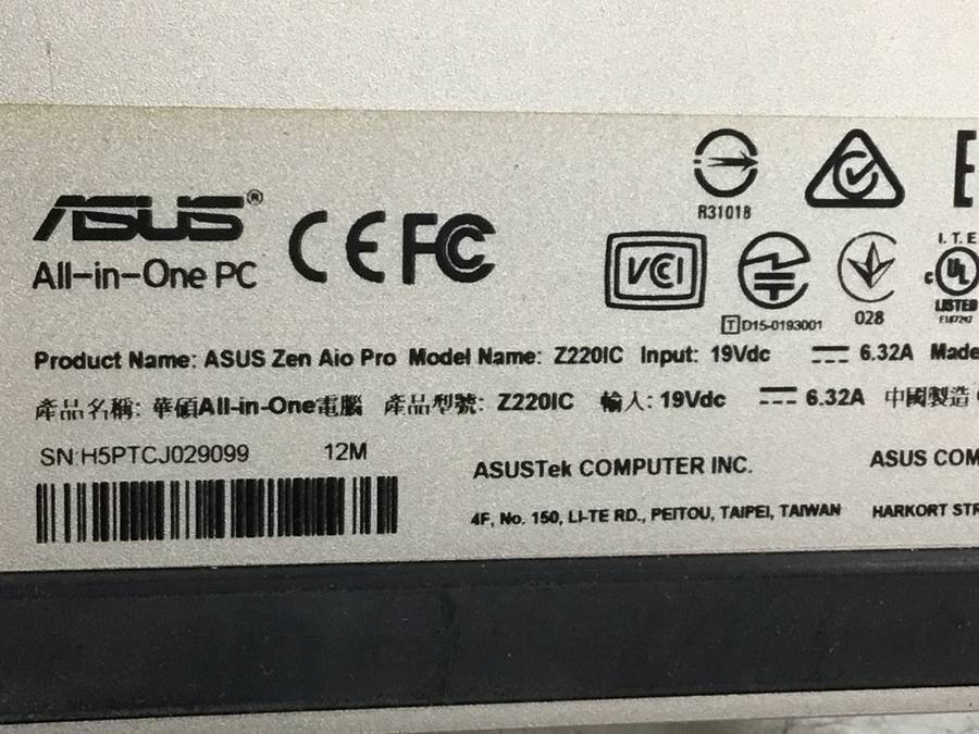 ASUS Z220IC Zen Aio Pro Core i5 6400T 2.20GHz 4GB 500GB# текущее состояние товар 