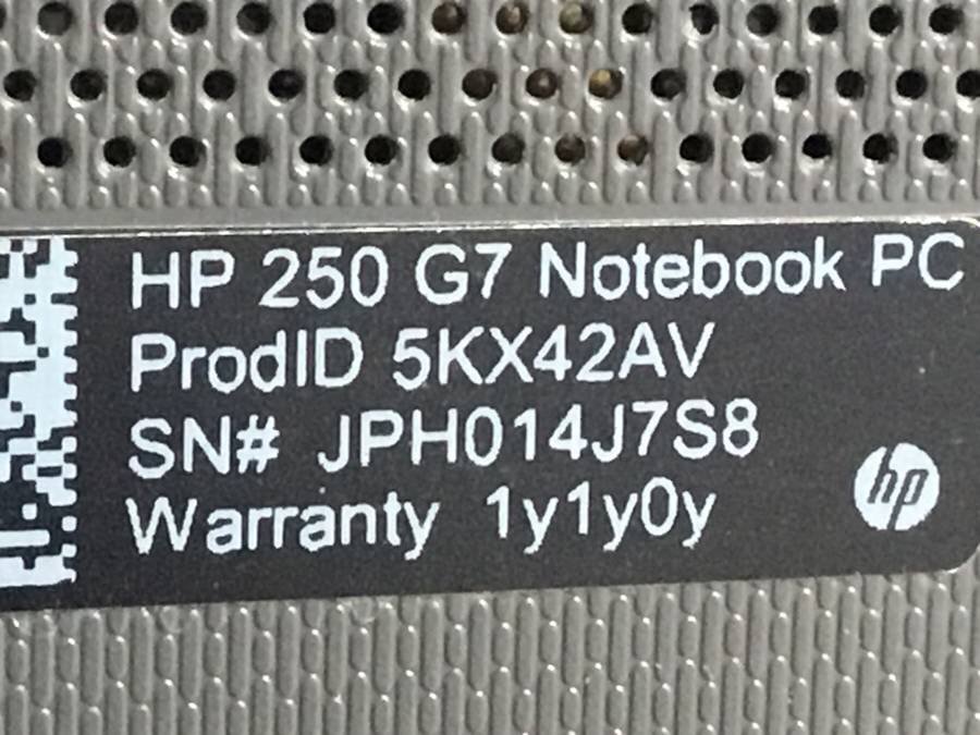 hp 250 G7 - Core i5 8265U 1.60GHz■現状品の画像4