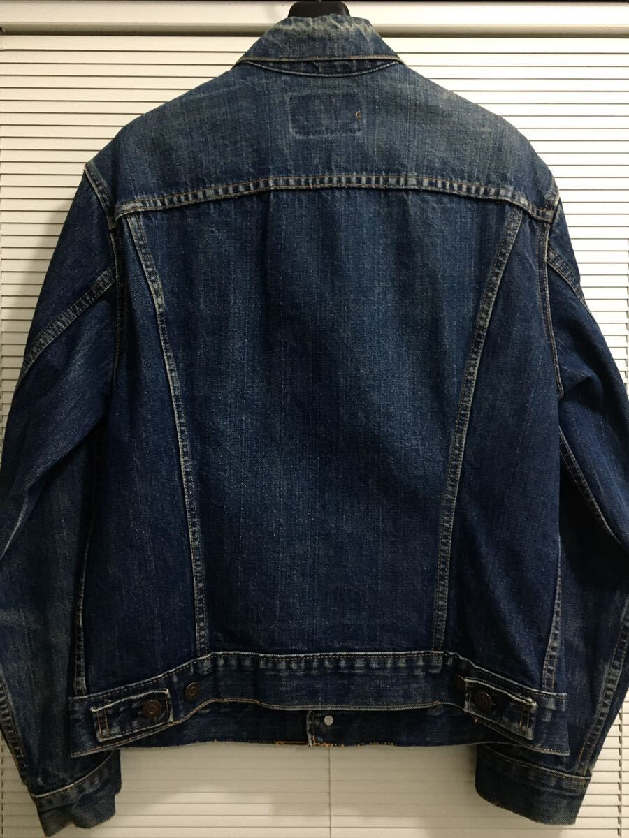 【極上】濃紺 BIGE 42-40 70505 60年代 ビッグサイズ 鬼ヒゲ ビッグE LEVIS リーバイス 501XX 506XX 507XX 557 558 505 501 66_画像6