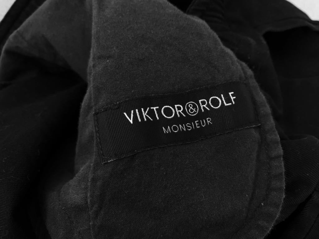 2014年購入 VIKTOR&ROLF イタリア製スキニーパンツ size44 ダークネイビー ドローコード ヴィクター＆ロルフ メンズ 美品 国内正規_画像8