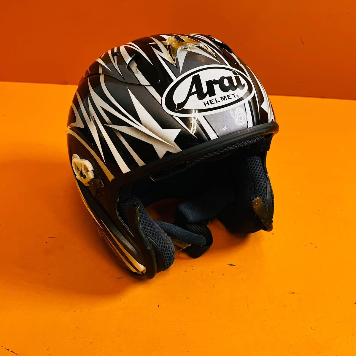 ARAI ジェットヘルメット RAM3. 59-60cm 現状渡しの画像2