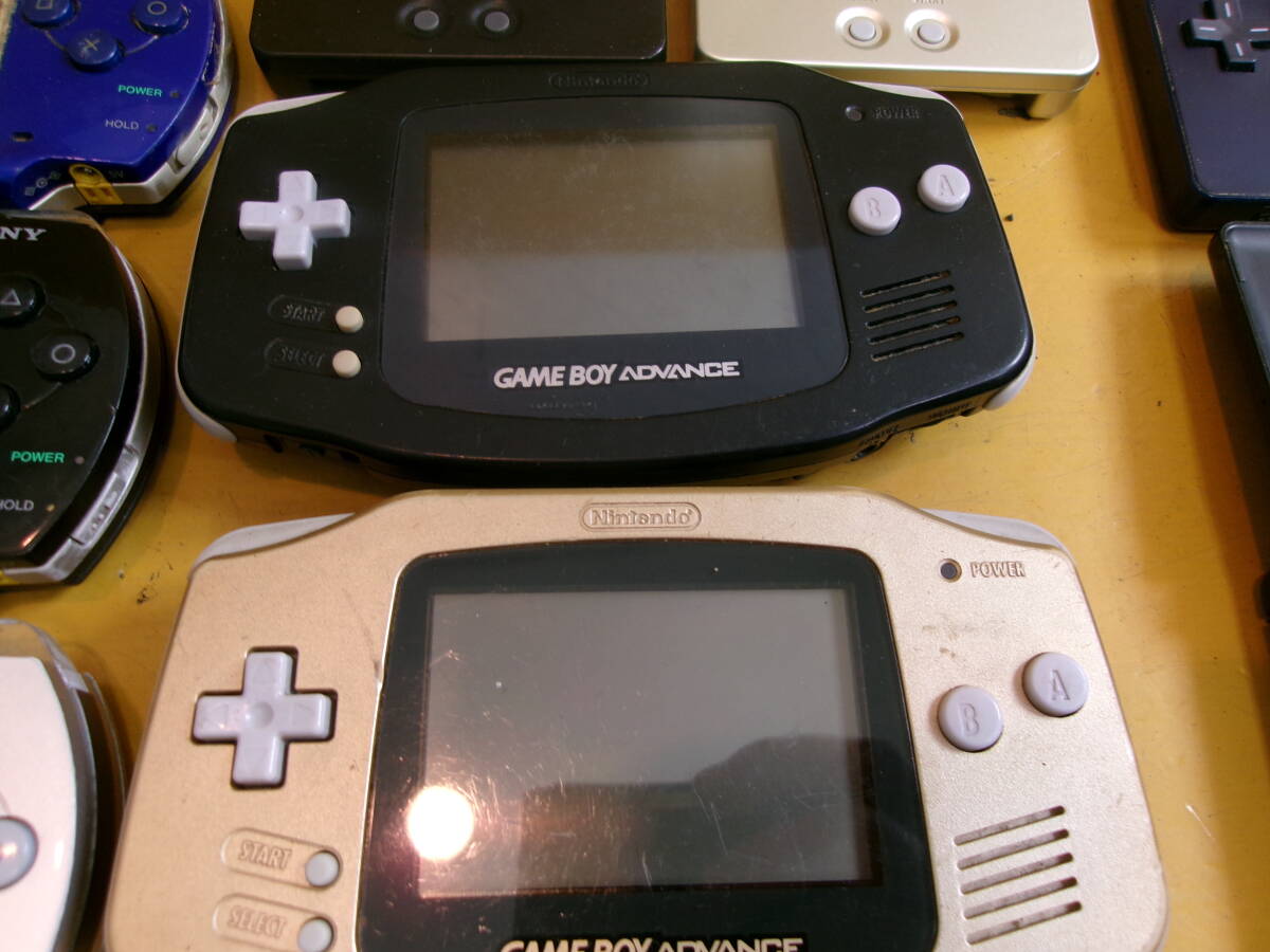 (D-1906)ゲーム機 各種 SONY PSP 1000 x4 2000 x1 3000 x1 NINTENDO GAMEBOY ADVANCE x2 GAMEBOY ADVANCE SP x2 DSLite x2 現状渡しの画像5