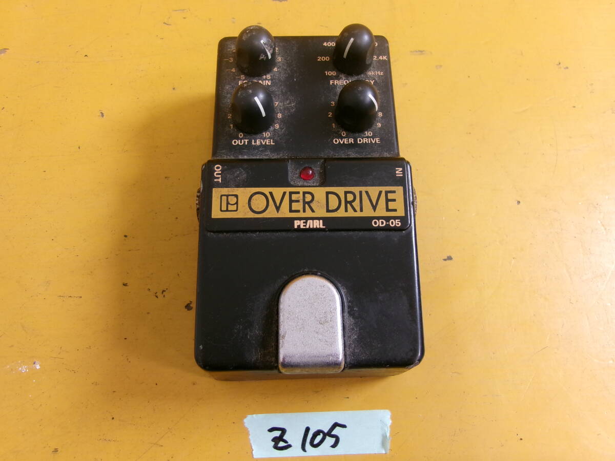 (Z-105)PEARL エフェクター OVER DRIVE OD-05 現状渡し_画像1