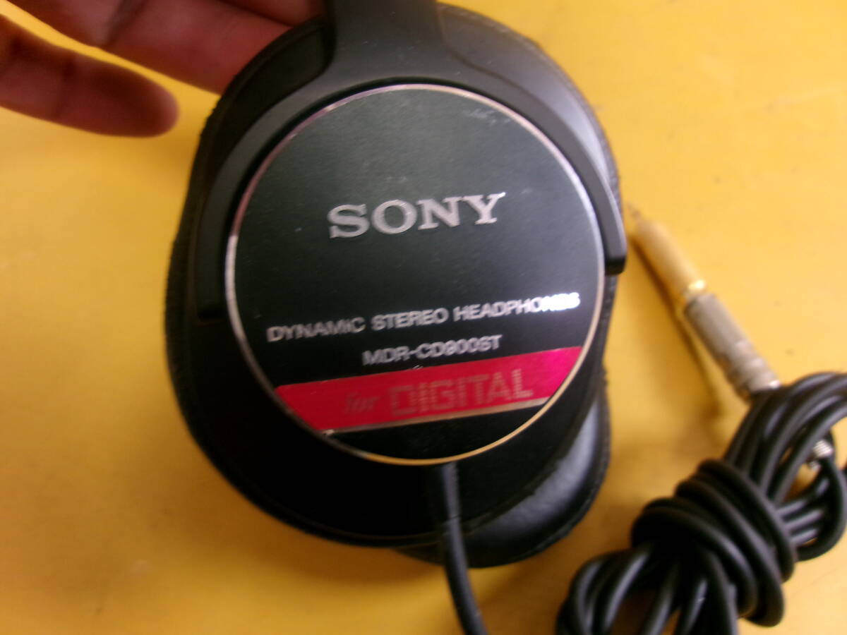 (Z-240)SONY headphone MDR-CD900ST operation not yet verification present condition goods 