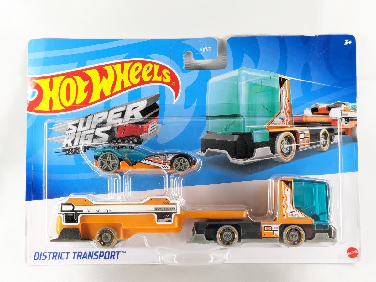 US版 ホットウィール ディストリクト トランスポート スーパーリグ Hot Wheels District transport Super Rigs BDW51 US版日本未入荷_画像8