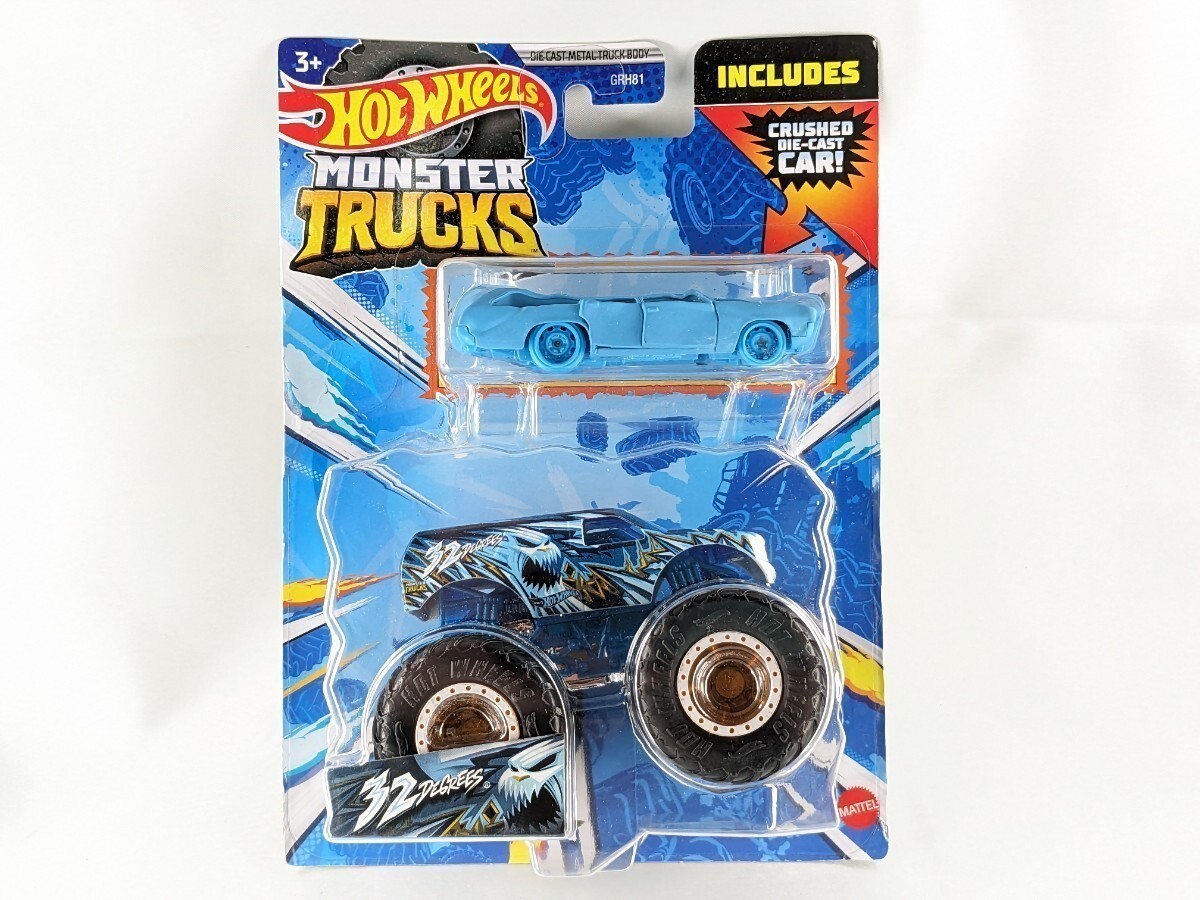 US版 ホットウィール モンスタートラック 32 デグリース ミニカー同梱版 Hot wheels 32 degrees Monster truck GRH81_画像6