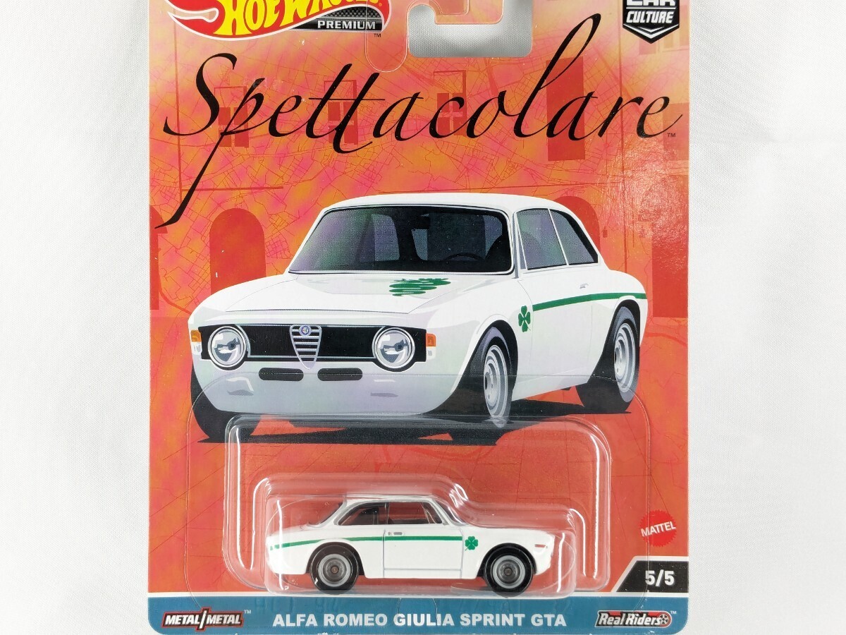 US版 ホットウィール プレミアム カーカルチャー アルファロメオ ジュリア スプリント GTA Hot Wheels ALFA ROMEO FPY86 HKC50_画像1