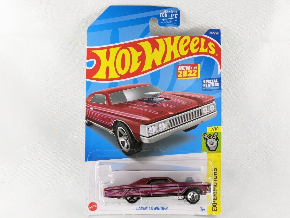 US版 ホットウィール レイン ローライダー 赤 LAYIN’ LOWRIDER Hot Wheels Experimotors L2593 HCT39_画像4