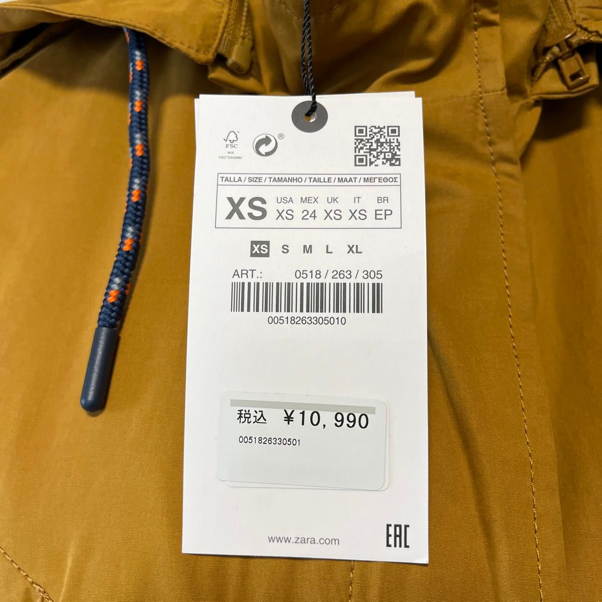ZARA】ザラ アウター パーカー フーデッド モッズ コート ZARA】ザラ アウター パーカー フーデッド モッズ コート