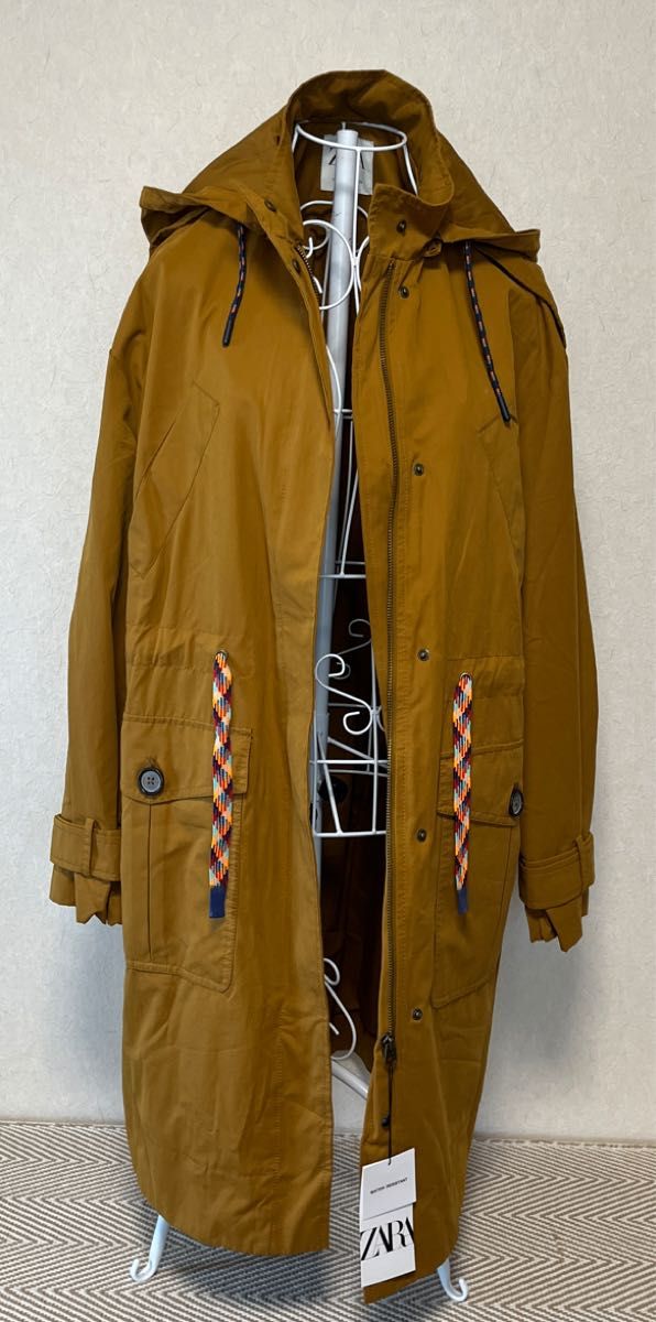 ZARA】ザラ アウター パーカー フーデッド モッズ コート ZARA】ザラ アウター パーカー フーデッド モッズ コート