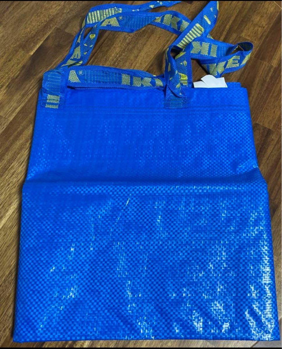 【IKEA】イケア FRAKTA フラクタ キャリーバッグ L ブルー 55x37x35cm エコバッグ 買い物袋 