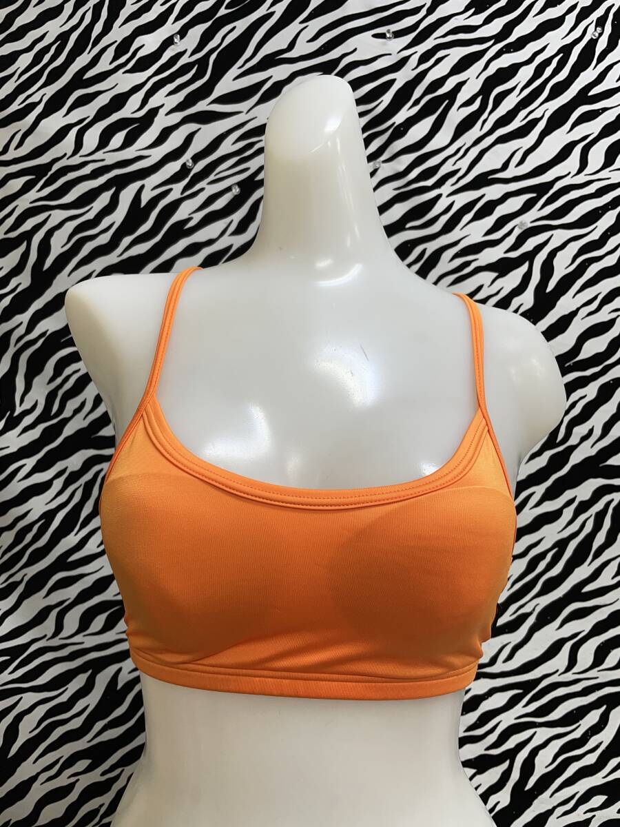 df_0168w[ loopa unused adjustment goods ] sports bra ja-, spo bla, lustre orange,M size,ECO,... underwear ***