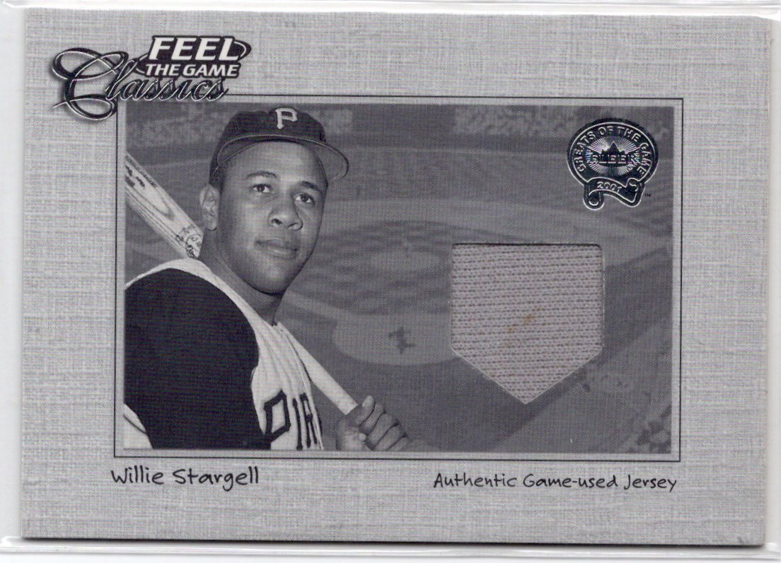 2001 FLEER GREATS OF THE GAME　Feel The Classics　WILLIE STARGELL Jersey Card　ジャージカード　新品ミント狀態(tài)品