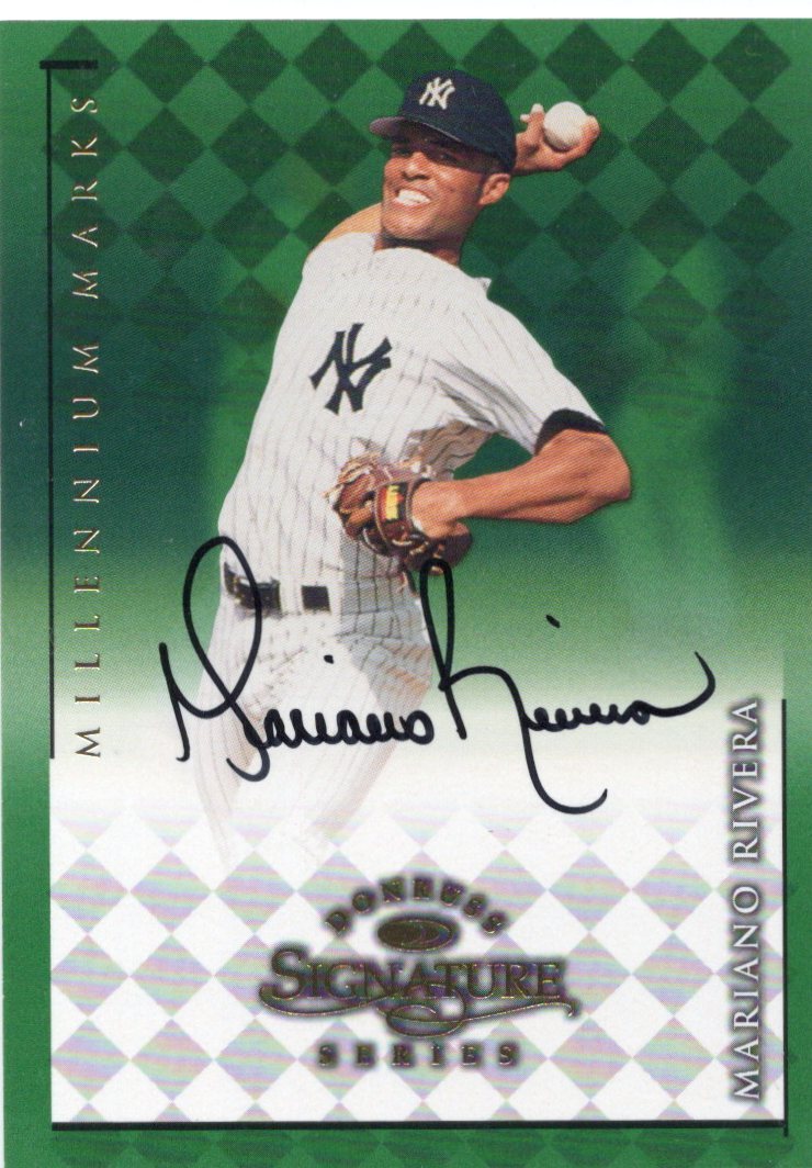 MLB 1998 DONRUSS SIGNATURE MILLENNIUM MARKS MARIANO RIVERA マリアノ・リベラ 直筆サイン 新品ミント状態品の画像1