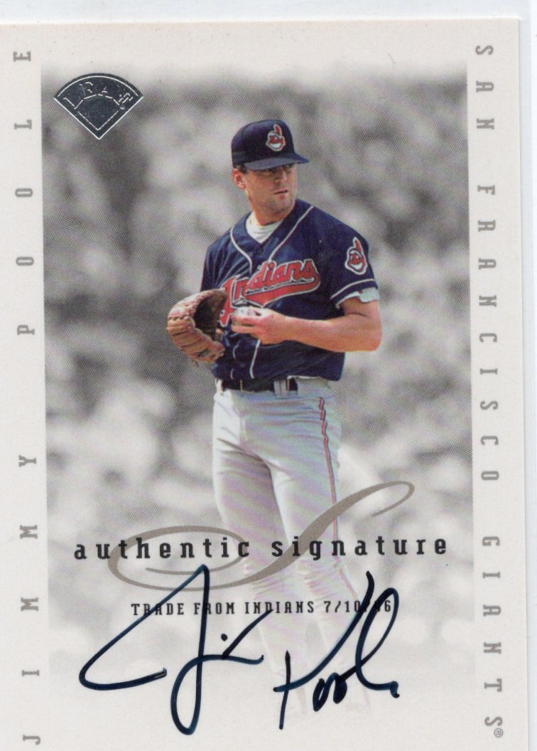 MLB 1997 DONRUSS SIGNATURE  JIMMY POOLE ジム・プール 直筆サイン 新品ミント状態品  の画像1