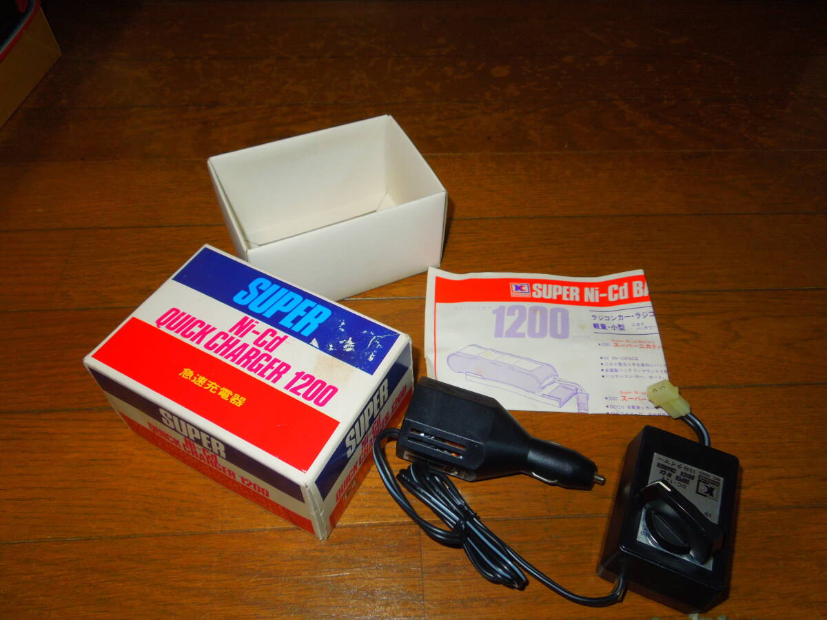 kyosho super nikado fast charger 1200 dc-12v 15 timer attaching year number passage use item present condition .
