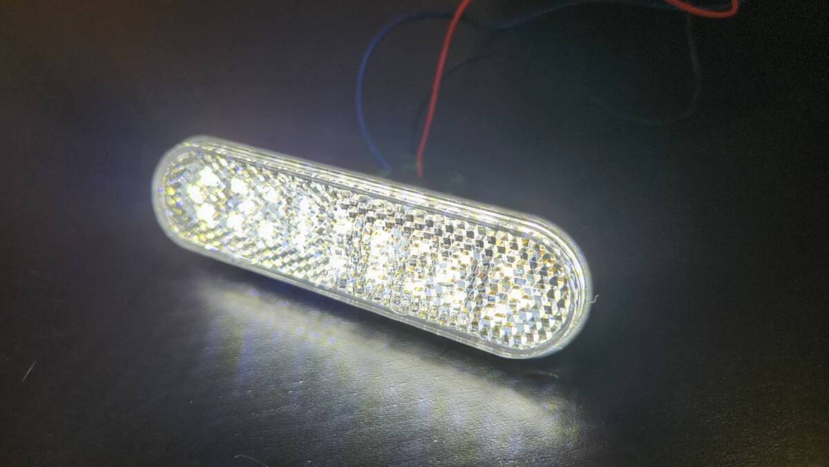 汎用 LED クリア ランプ １２Ｖ用 １個（単品）サイドマーカー・ウインカー等反射板 警告灯 テールライト クリアランプ　2_画像1