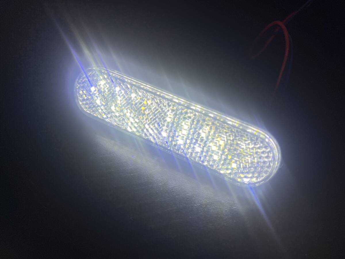 汎用 LED クリア ランプ １２Ｖ用 １個（単品）サイドマーカー・ウインカー等反射板 警告灯 テールライト クリアランプ　2_画像3