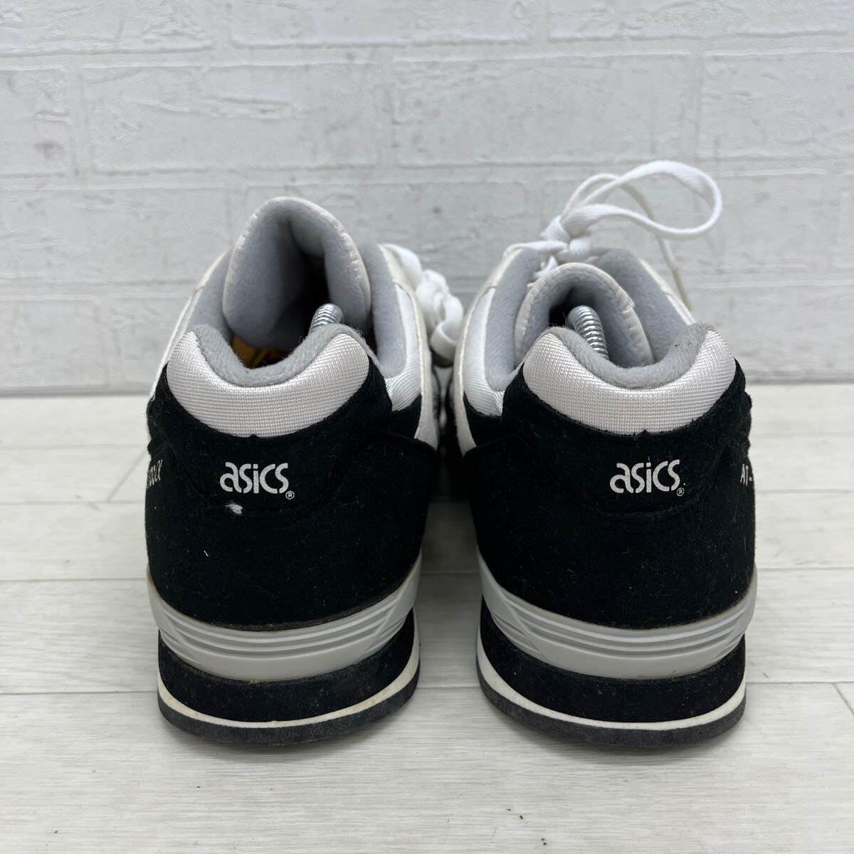 1410◎ 90s 希少 asics AT 5100α GEL アシックス 靴 シューズ スニーカー ローカット ブラック ホワイト メンズ28.0_画像6