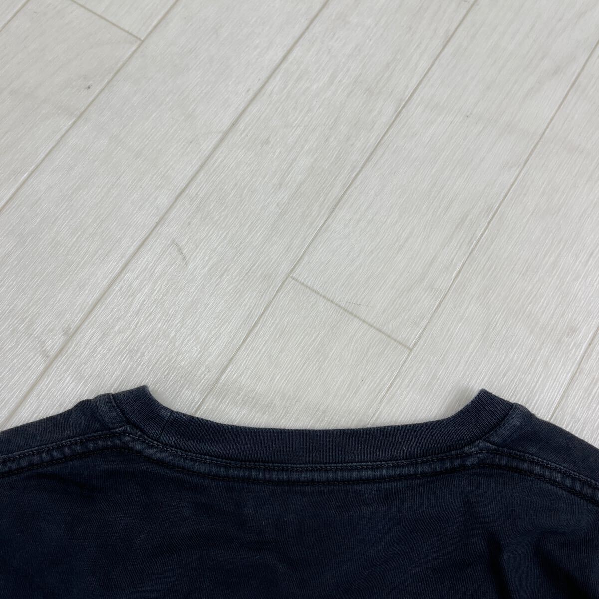 1412◎ イタリア製 Dsquared2 ディースクエアード トップス Tシャツ カットソー 半袖 クルーネック ロゴ プリント ブラック メンズS_画像6