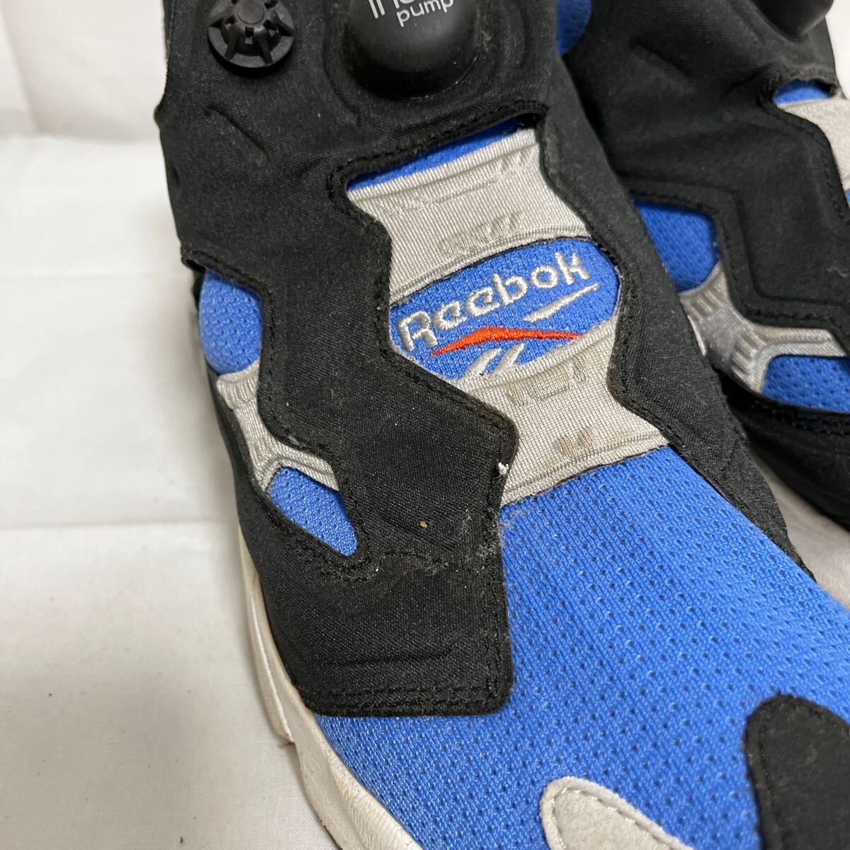 和301★ Reebok insta pump fury リーボック インスタポンプ フューリー スニーカー シューズ 27.5 ブルー ブラックの画像6