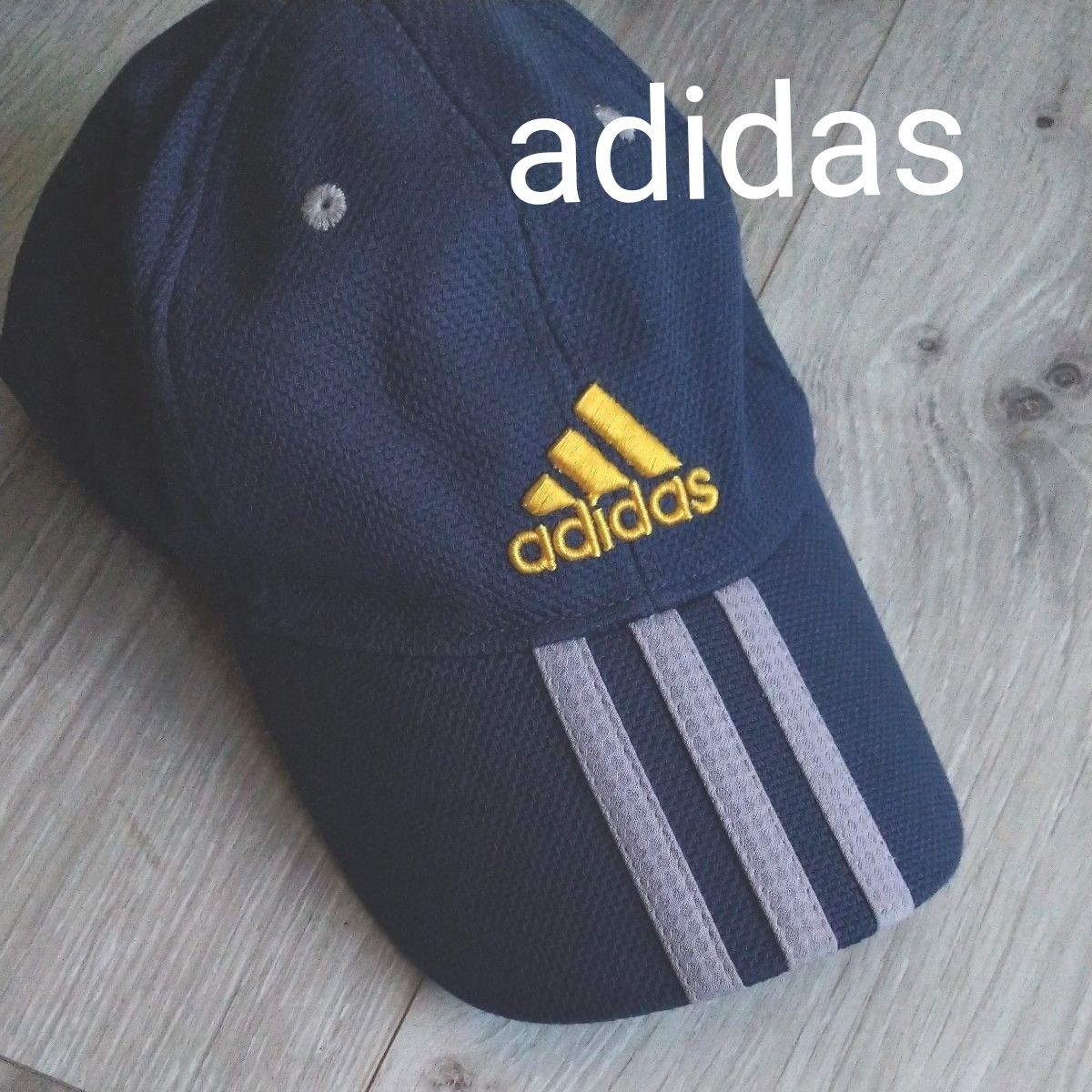 アディダス adidas キッズ キャップ 帽子 ネイビー 紺